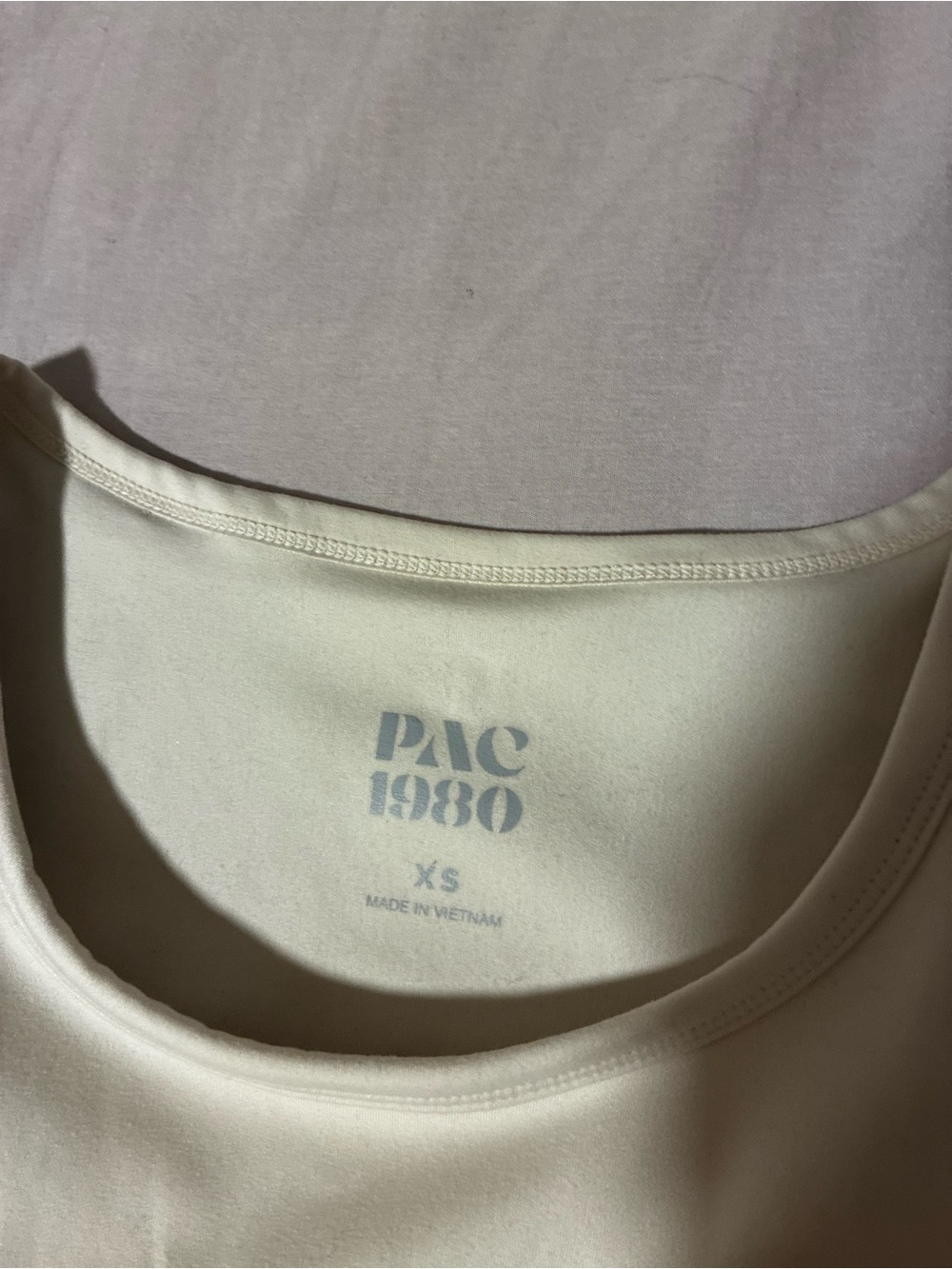 PacSun Cream Scoop Neck Tank Top